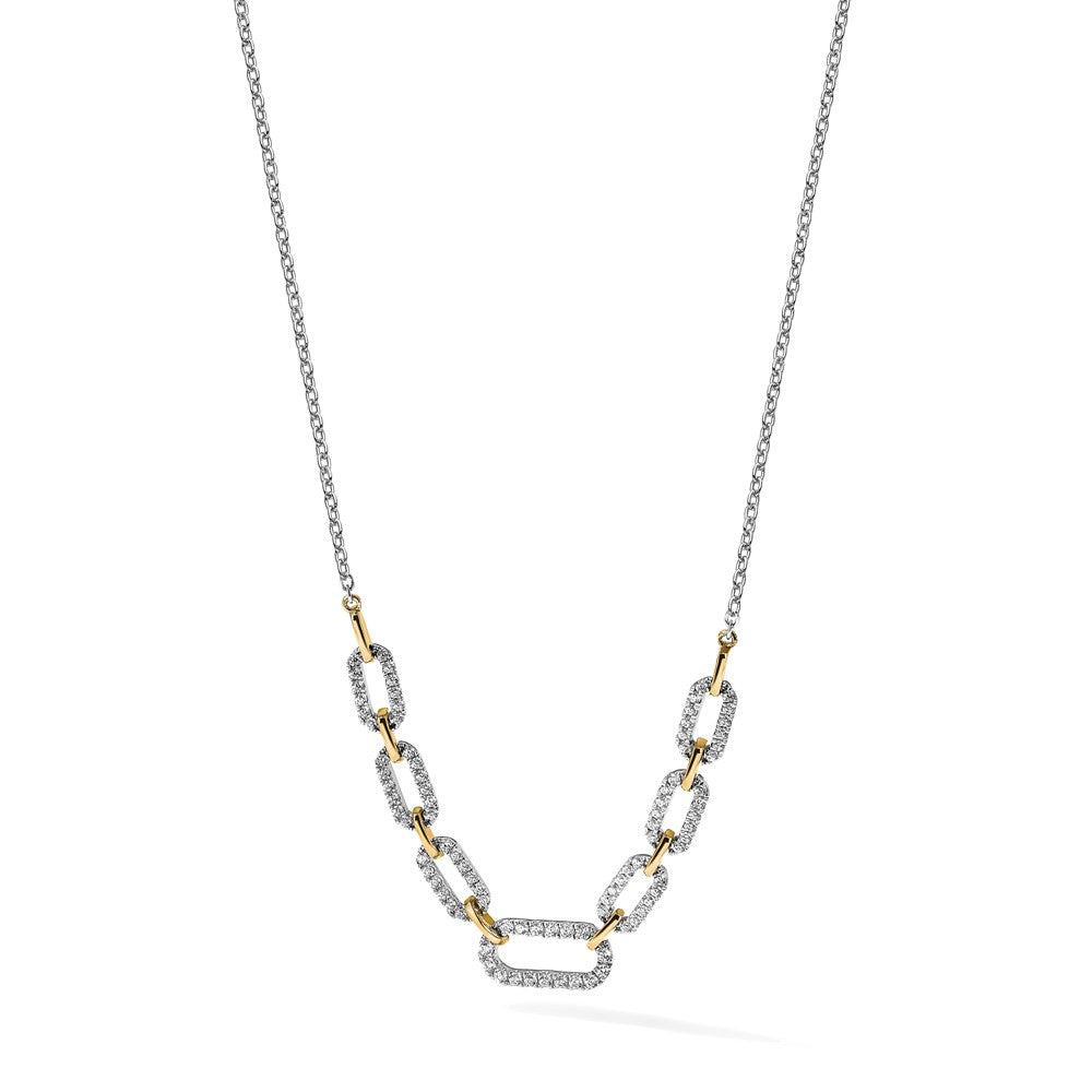 Diamond Fancy Link Necklaces