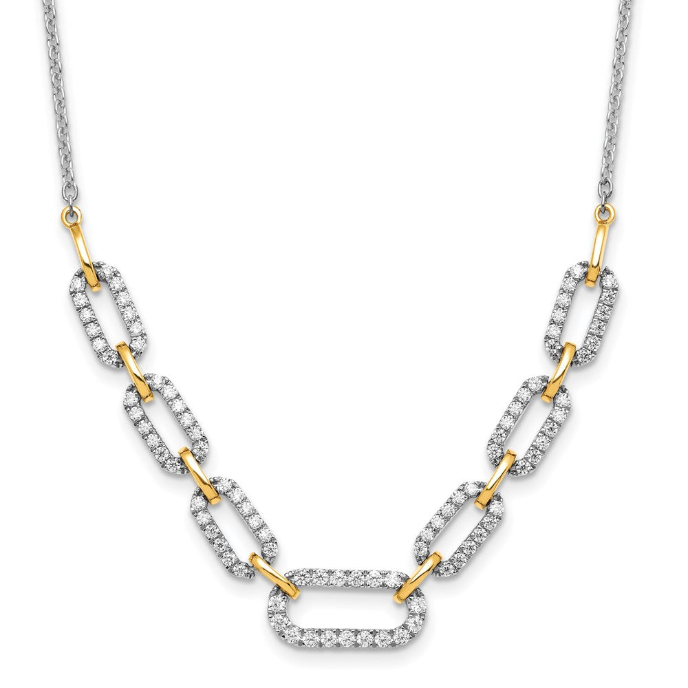 Diamond Fancy Link Necklaces