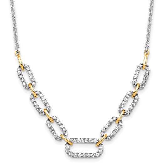 Diamond Fancy Link Necklaces