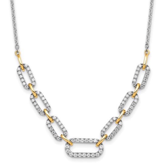 Diamond Fancy Link Necklaces