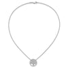 14k White Gold 1/3 carat Lab Grown Diamond VS/SI+ G+ Complete 18 inch Tree of Life Necklace