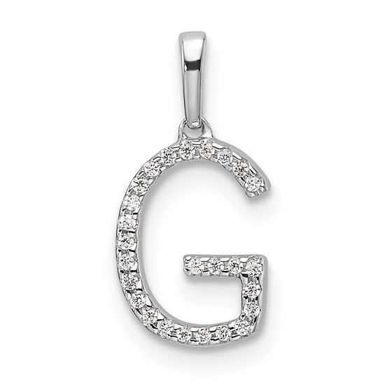 Diamond Initials Pendants