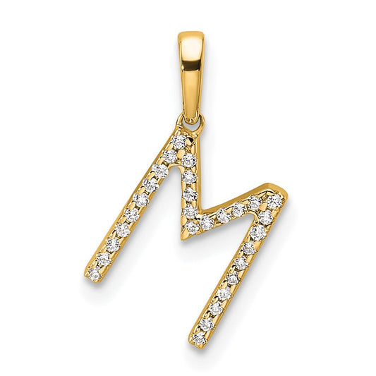 Diamond Initials Pendants
