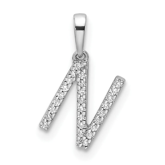 Diamond Initials Pendants