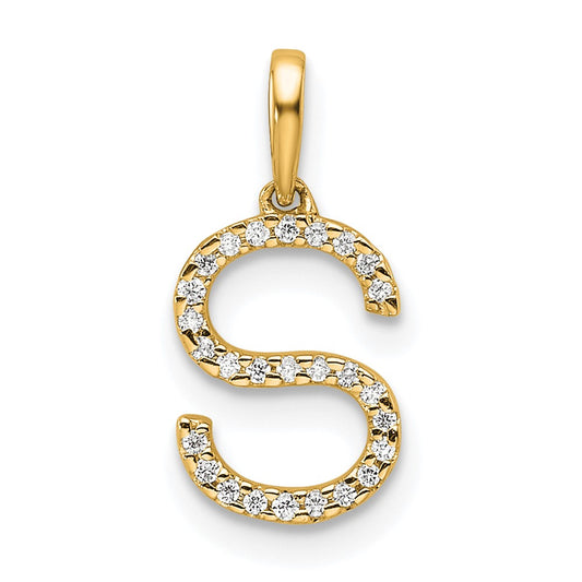 Diamond Initials Pendants