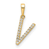 Diamond Initials Pendants