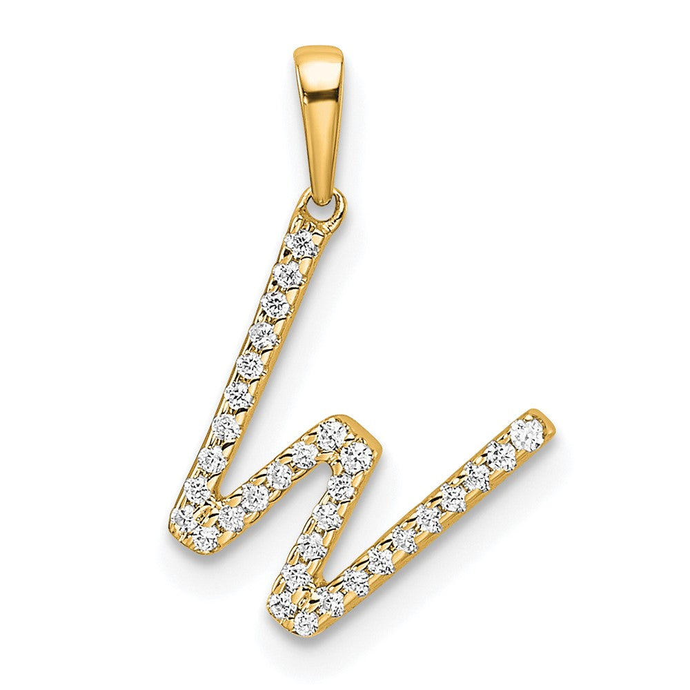 Diamond Initials Pendants