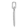 Diamond Initial Dog Tag Charms
