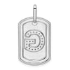 Diamond Initial Dog Tag Charms