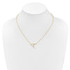 Sideways Diamond Initial Necklaces