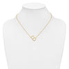 Sideways Diamond Initial Necklaces