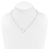 Sideways Diamond Initial Necklaces