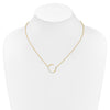 Sideways Diamond Initial Necklaces