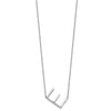 Sideways Diamond Initial Necklaces