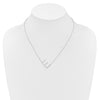 Sideways Diamond Initial Necklaces