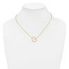 Sideways Diamond Initial Necklaces