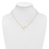 Sideways Diamond Initial Necklaces