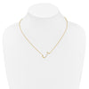 Sideways Diamond Initial Necklaces