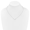 Sideways Diamond Initial Necklaces