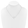 Sideways Diamond Initial Necklaces