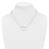 Sideways Diamond Initial Necklaces