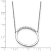 Sideways Diamond Initial Necklaces