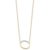 Sideways Diamond Initial Necklaces
