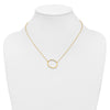 Sideways Diamond Initial Necklaces
