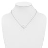 Sideways Diamond Initial Necklaces