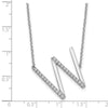 Sideways Diamond Initial Necklaces