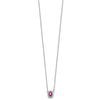 Gold Polished Ruby and Diamond Necklaces