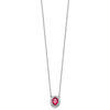Gold Polished Ruby and Diamond Necklaces