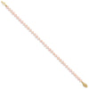 14k Colored Near Round Freshwater Cultured Pearl Bracelets