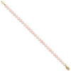 14k Colored Near Round Freshwater Cultured Pearl Bracelets