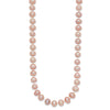 14k Pink Near Round Freshwater Cultured Pearl Necklaces