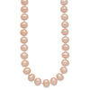 14k Pink Near Round Freshwater Cultured Pearl Necklaces