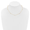 Gold Near Round Pearl Necklace