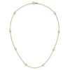Gold Near Round Pearl Necklace