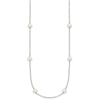 Gold Near Round Pearl Necklace