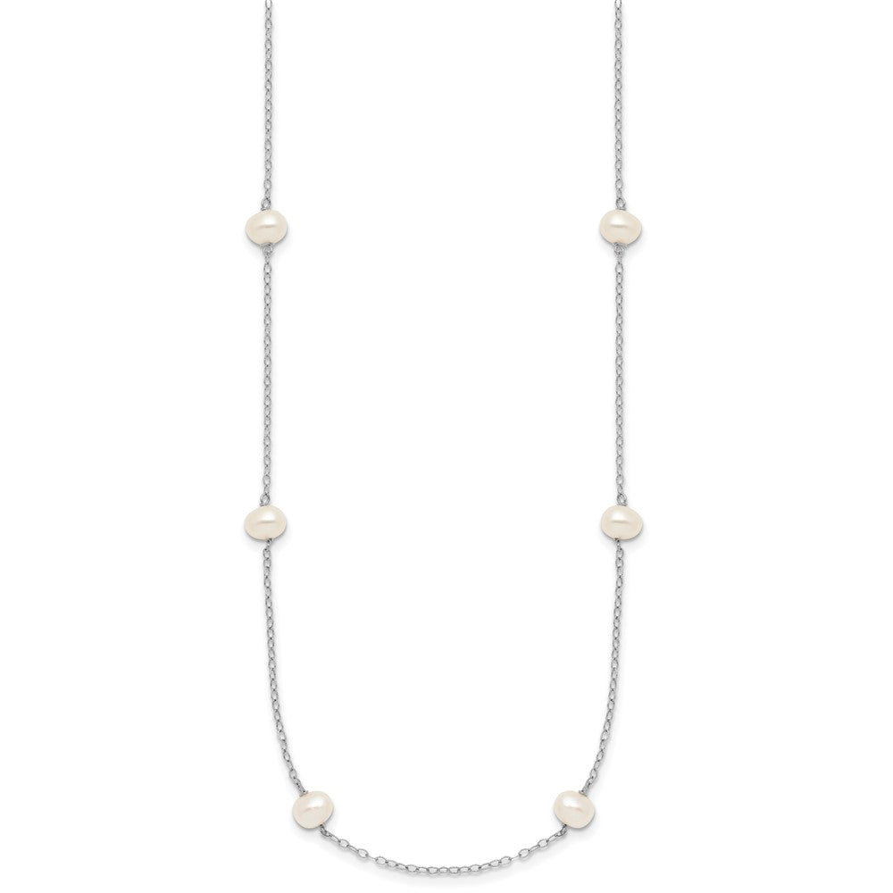 Gold Near Round Pearl Necklace