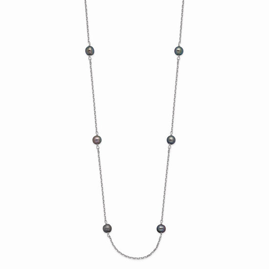 Gold Near Round Pearl Necklace