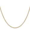 Gold Tri-Color Pavé Valentino Chain