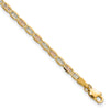 Gold Tri-Color Pavé Valentino Chain