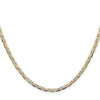 Gold Tri-Color Pavé Valentino Chain