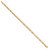 Gold Tri-Color Pavé Valentino Chain