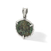 Ancient Coins Sterling Silver and Bronze Antiqued Roman Constantine l Coin Pendant with a Certificate of Authenticity