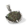 Ancient Coins Sterling Silver and Bronze Antiqued Roman Constantine l Coin Pendant with a Certificate of Authenticity