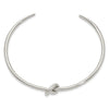 Sterling Silver Polished Knot Bangle