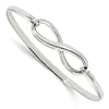 Sterling Silver Infinity Bangle Bracelet