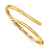Sterling Silver Bypass Hinged Bracelet
